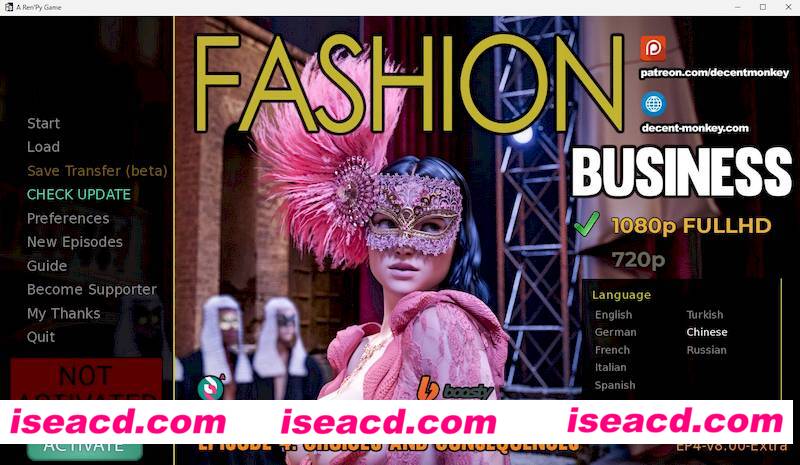 [PC游戏][时尚女王 莫妮卡/Fashion Business EP4 v8.0 官方中文版][更新/欧美SLG/9.94GB]