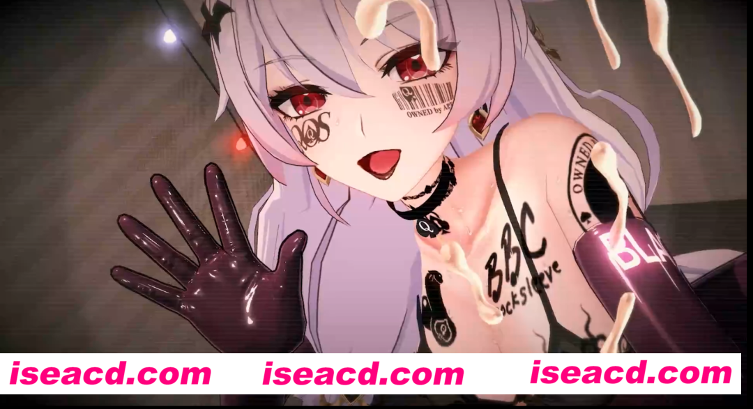 【MMD/中文/媚黑】法國原神糕手 3月作品 三蹦子同人：德丽莎媚黑QQS 【700M/新作】