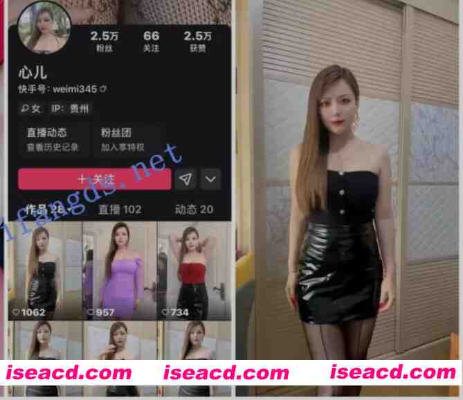 [视频/合集/步兵] 快手福利姬：心儿 金主定制白丝高跟诱惑系列合集 [9V] [1.8G]