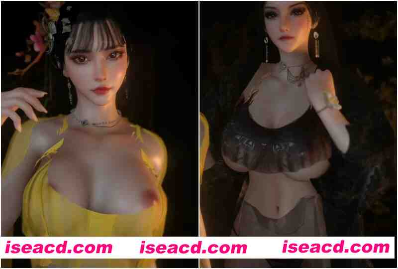 [MMD/步兵/合集] dicki 12月21作品： NTR 射雕外传第3卷 黄蓉+梅超风 1-3合集 中文配音 [2.7G/CV]