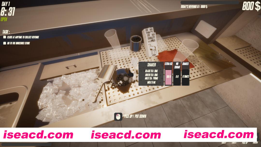 [模拟SLG/中文/3D] 奶茶店模拟器/Boba Tea Shop Simulator  Build.21023393 官方中文版 [1.5G/新作]