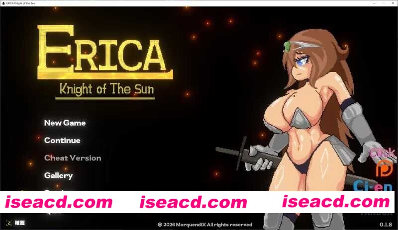 [日式ACT/AI汉化/全动态] 艾丽卡：太阳骑士/Erica Knight of the sun Ver0.18 AI汉化版 [2.7G/新作/全CV]